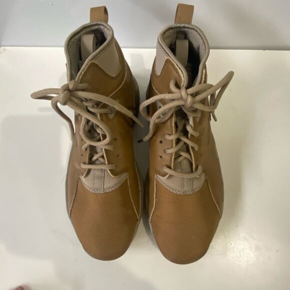 Nike Koth Ultra Mid Top GS Youth Tan Leather Lace Up Boots 859411-201 Size 5 - Picture 13 of 16